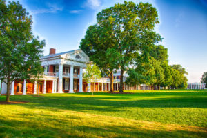 This is a picture of a plantation house in Virginia. 