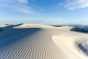 This is a picture of White Sands National Park. 