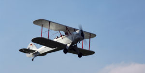 This is a picture of the wrights brothers airplane 
